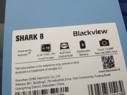 Новий телефон повністю робочій без проблем
Blackview Shark 8
Всі питання по те. . фото 4