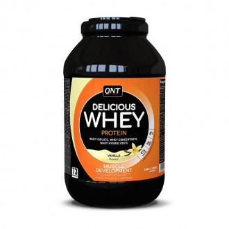 Сывороточный протеин концентрат QNT Delicious Whey Protein (2,2 кг) делишс вей c. Киев. фото 1 Сывороточный протеин концентрат QNT Delicious Whey Protein (2,2 кг) делишс вей c. Киев. фото 1