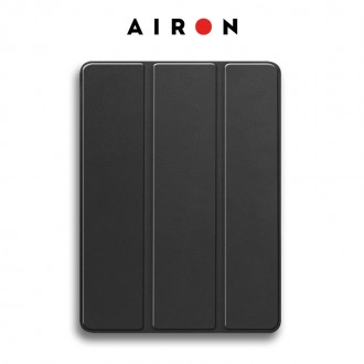 Чехол AIRON Premium SOFT для iPad Pro 11 2024 с защитной пленкой и салфеткой Bla. . фото 11