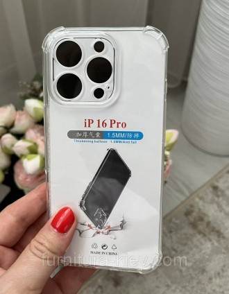 Прозорий силіконовий чохол на iPhone 16 pro 
Поспішіть придбати новинку чохол на. . фото 3