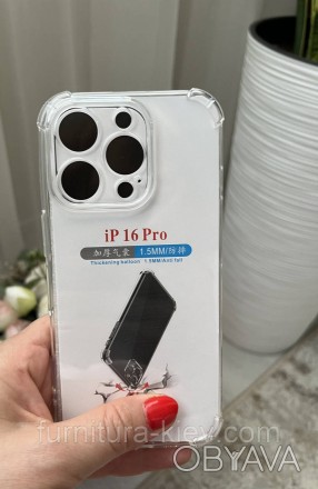 Прозорий силіконовий чохол на iPhone 16 pro 
Поспішіть придбати новинку чохол на. . фото 1