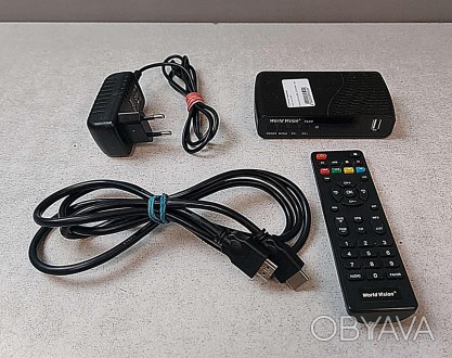 DVB-C, DVB-T, DVB-T2, підтримка режиму 1080p, відтворення файлів, вихід HDMI, пу. . фото 1