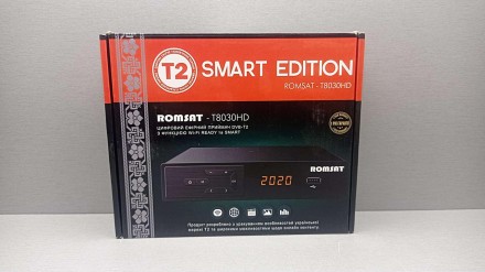 Цифровий ефірний DVB-T2 приймач Romsat T-8030HD Smart Edition — це пристрій для . . фото 2