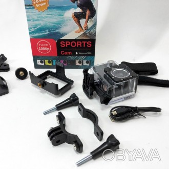 Екшн-камера DVR Sport A7 дозволяє знімати відео у форматі Full HD, що робить її . . фото 1