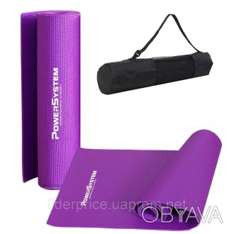 Килимок для фітнесу і йоги Power System PS-4014 FITNESS-YOGA MAT 
Призначення: д. . фото 1