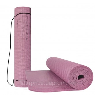 Килимок для йоги та фітнесу PowerPlay 4010 PVC Yoga Mat Рожевий (173x61x0.6) , О. Харків. фото 1 Килимок для йоги та фітнесу PowerPlay 4010 PVC Yoga Mat Рожевий (173x61x0.6) , О. Харків. фото 1