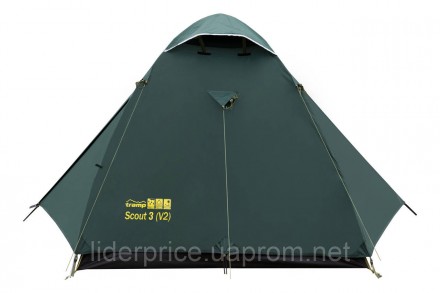 Намет Tramp Scout 3 (v2)
Універсальний тримісний туристичний намет Tramp SCOUT 3. . фото 9