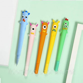 Набір ручок гелевих Bookopt 0.5 мм BP5015 Little monster (5шт). Харьков. фото 1 Набір ручок гелевих Bookopt 0.5 мм BP5015 Little monster (5шт). Харьков. фото 1
