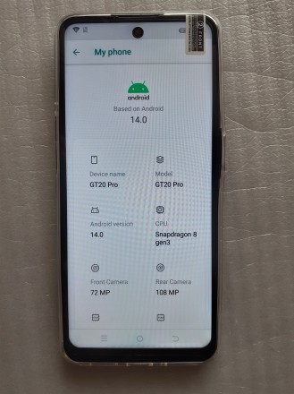 Смартфон GT20 Pro (MediaTek MT6580) Android 8.1 КИТАЙ копія. Дві SIM-картки. Нов. . фото 9