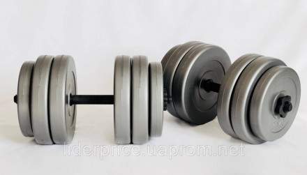 Гантелі 2х25кг GREY, оригінал!. Харків. фото 1 Гантелі 2х25кг GREY, оригінал!. Харків. фото 1