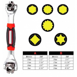 надміцний багатофункціональний інструмент, що поєднує в собі 48 різних ключів в . . фото 3