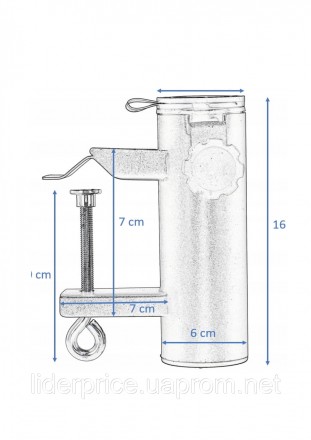 Тримач для пляжної парасольки Jumi Garden застосовується для миттєвого затінення. . фото 7