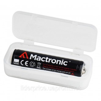 Акумулятор Mactronic Li-ion 18650 3350 mAh це елемент живлення для тактичних ліх. . фото 3