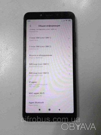 Мобильный телефон смартфон Б/У Xiaomi Redmi 6A 2/32Gb