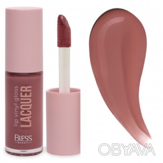 
Блиск для губ Bless Beauty Lacquer Lip Vinyl Gloss cтворює ефект вологого блиск. . фото 1