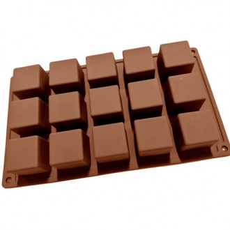 Силиконовая форма Куб, 15 шт 3,7*3,7 см. Харьков. фото 1