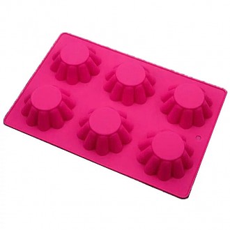 Силиконовая форма для кексов Классика, 6 шт. Харьков. фото 1