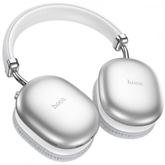 Bluetooth-навушники Hoco W35 MAX – Сріблястий стиль та якість звуку
Відкрийте дл. . фото 3