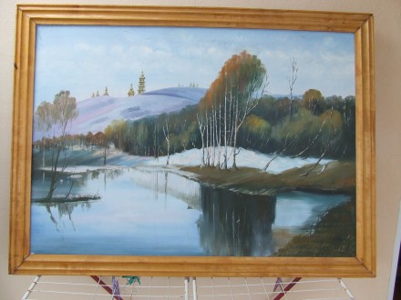 Закарпатская школа Ньорба В . раз. 115 х 80 см. х.м 1990 г г.. Ужгород. фото 1 Закарпатская школа Ньорба В . раз. 115 х 80 см. х.м 1990 г г.. Ужгород. фото 1