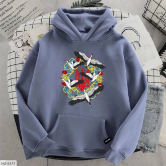 Худи HZ-8481
hoodie
Размеры: 42, 44, 46, 48
Ткань: трехнитка флис
(Турция) высок. . фото 2