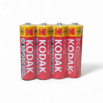 Батарейки пальчиковые KODAK AA/R6 солевые 60 штук (1245789905) - это надежные и . . фото 3