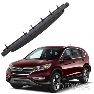 Задняя накладка (шторка, полка) багажника Honda CR-V (2013-2016) Материал: алюми. . фото 1