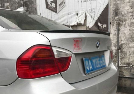 Спойлер на крышку багажника для BMW E90 в стиле м3 (2005-2011) Изготовлен из кач. . фото 3