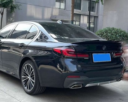 Cпойлер крышки багажника на BMW 5 серии G30 стиль PSM (2017-...) Материал: ABS-п. . фото 3