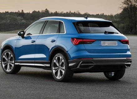 Задний спойлер на крышку багажника для Audi Q3 F3 (2019-...) Материал: ABS-пласт. . фото 8