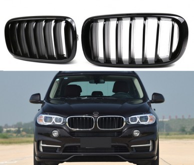 Решітка радіатора BMW X5 F15 / X6 X16 чорна глянсова. Одеса. фото 1 Решітка радіатора BMW X5 F15 / X6 X16 чорна глянсова. Одеса. фото 1