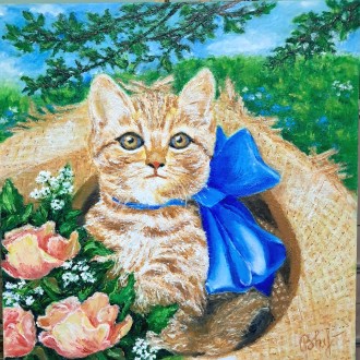 картина "кошеня". Київ. фото 1 картина "кошеня". Київ. фото 1