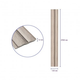  Стеновая рейка представляет собой элемент для отделки внутренних стен в интерье. . фото 4