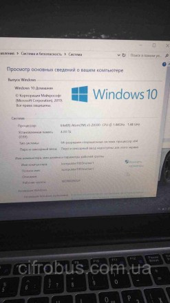 Windows 10 Home
4-ядерный процессор Intel
4Гб оперативной памяти
14.1 дюймовый T. . фото 2