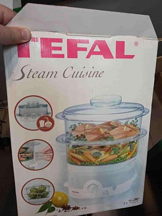 Пароварка Б/У TEFAL Steam Cuisine s04. . фото 5 TEFAL Steam Cuisine s04
Внимание! Гаманійний товар. Уточнюйте наявність і компле. . фото 5
