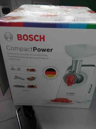 М'ясорубка Bosch MFW3520W — зручний в експлуатації прилад, який допоможе будь-як. . фото 4