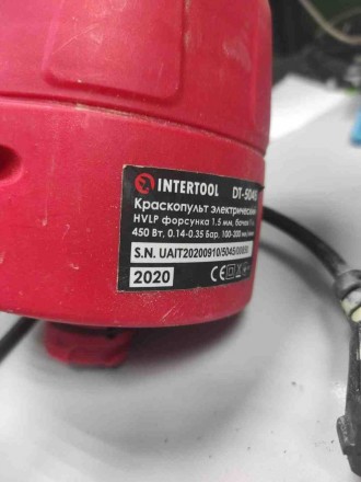 ОПИСАНИЕ
Покрасочный пистолет INTERTOOL DT-5045 предназначен для окрашивания раз. . фото 3