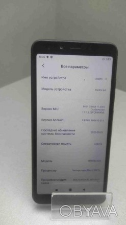 Мобильный телефон смартфон Б/У Xiaomi Redmi 6A 2/32Gb Black