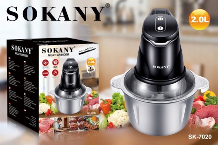 Измельчитель Sokany SK-7020 - это надежный и удобный инструмент, который поможет. . фото 9