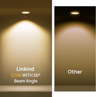 Світлодіодна лампа Linkind Dimmable GU5.3 5,5 Вт, еквівалент 50 Вт, 2700 К, тепл. . фото 3