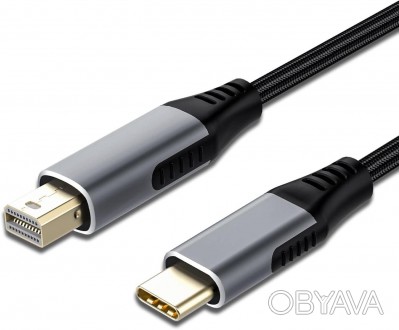 Кабель USB C - Mini DisplayPort Mini DP 4K @ 60 Гц Thunderbolt 3 Male - Mini DP