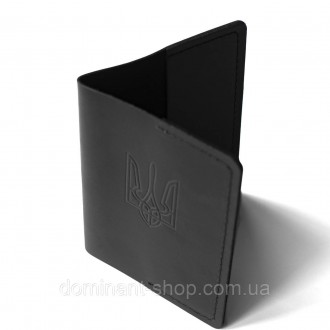 Кожаная обложка на паспорт с гербом KONSUL Black в чернмо цвете. Харьков. фото 1 Кожаная обложка на паспорт с гербом KONSUL Black в чернмо цвете. Харьков. фото 1