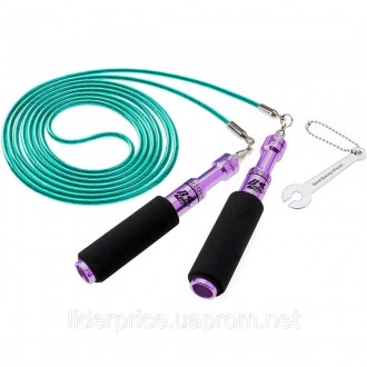 Скакалка швидкісна BUDDY LEE AERO SPEED GREEN JUMP ROPE with CABLE&PVC
Артикул: . . фото 6