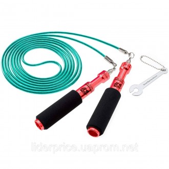 Скакалка швидкісна BUDDY LEE AERO SPEED GREEN JUMP ROPE with CABLE&PVC
Артикул: . . фото 4