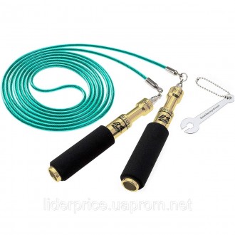 Скакалка швидкісна BUDDY LEE AERO SPEED GREEN JUMP ROPE with CABLE&PVC
Артикул: . . фото 2