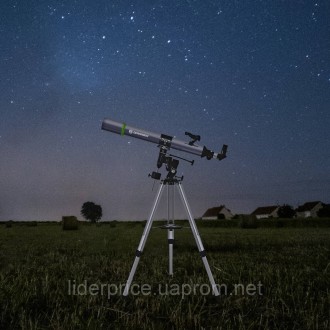 Телескоп Bresser Space Explorer 90/900 EQ3 з місячним фільтром і адаптером для с. . фото 8