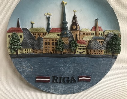 City of inspiration Riga. Сувенір настільний. Місто натхнення Рига.
Латвія, лит. . фото 4