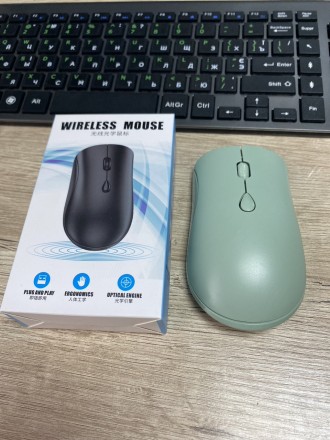 Мышка компьютерная беспроводная на батарейках Wireless Mouse
Основные характерис. . фото 3