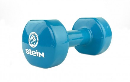 	Stein Vinyl Dumbbell 8 kg Виниловая гантель 8 кг - для дома и фитнес-клубов.	Га. . фото 3