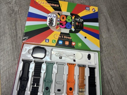 Smart Watch T24 Pro Max набор 7в1 Megabox. Ровно. фото 1 Smart Watch T24 Pro Max набор 7в1 Megabox. Ровно. фото 1