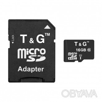 Карта пам"яті T&G microSD (UHS-1) (micro SECURE DIGITAL High Capacity). Сумісна . . фото 1